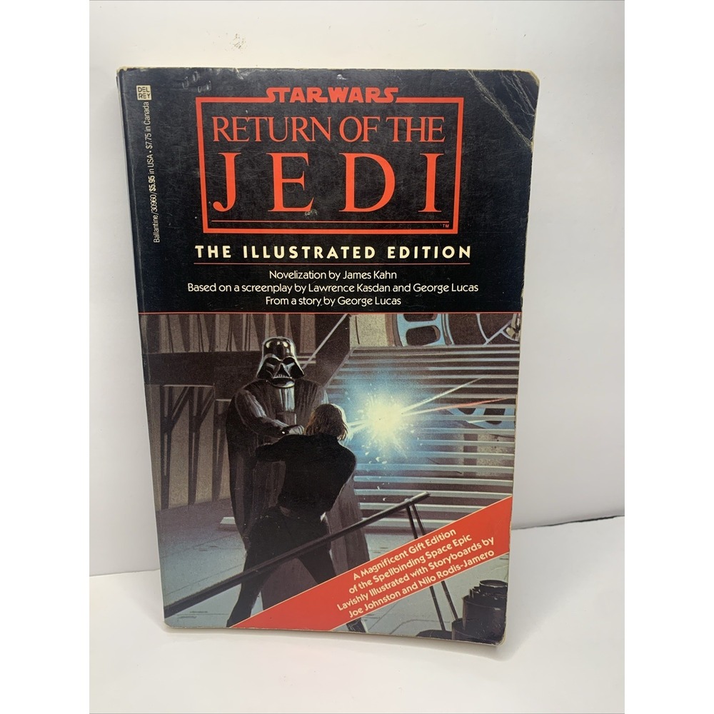 Star Wars Return Of The Jedi Paperback Book The‎ Illustrated Edition Book